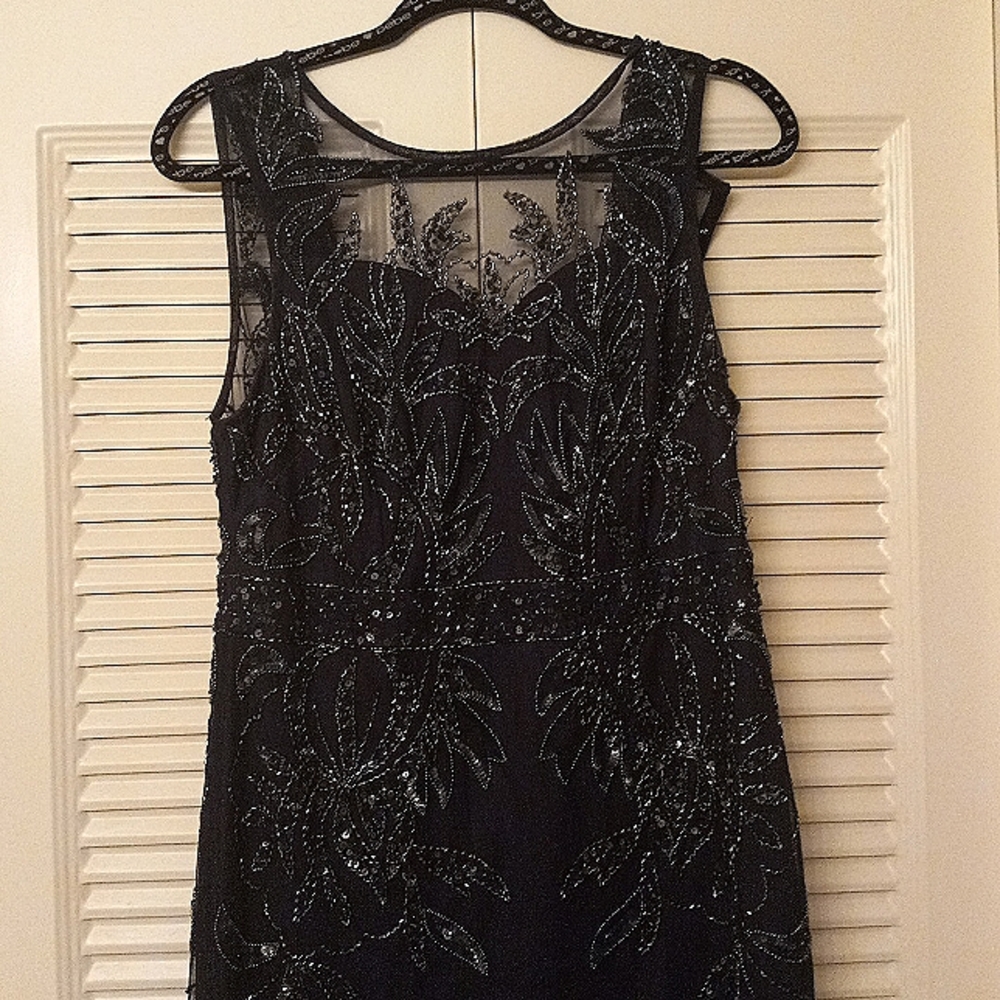 Papell studio navy blue Cocktail dress